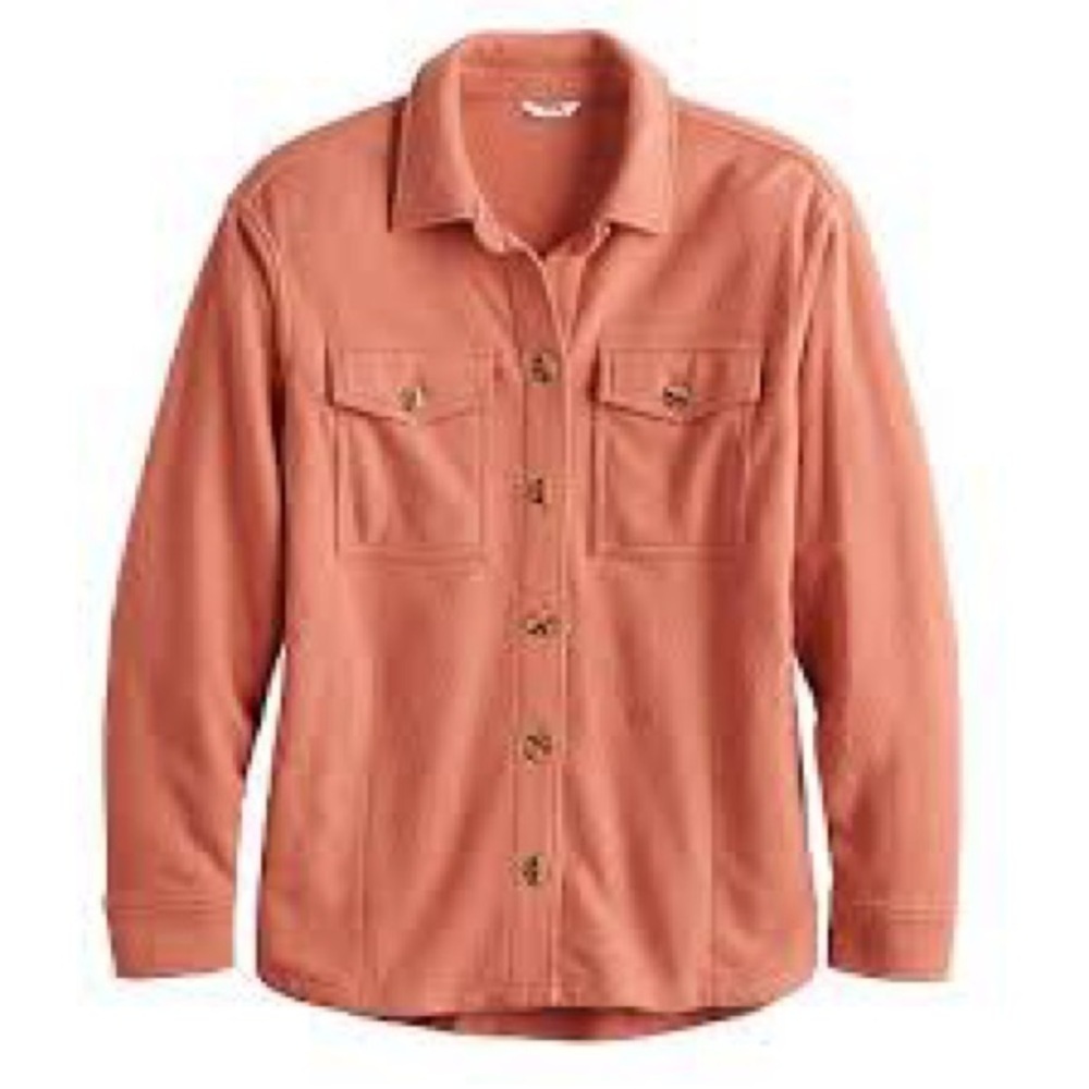 Orange Sonoma button up Shacket size XL